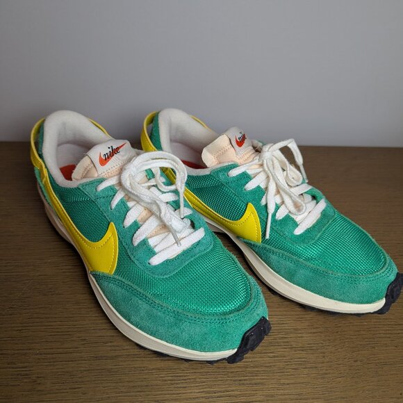 Nike Shoes - Size 7.5 - Nike Waffle Debut Vintage Stadium Green Opti Yellow W